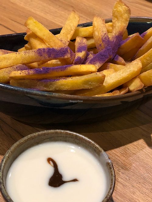 Purple fries  at The Joomak in Kowloon