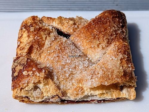 Vegan cherry strudel at Danish Bakery in Leavenworth