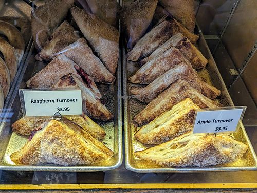 Vegan turnovers at Danish Bakery in Leavenworth