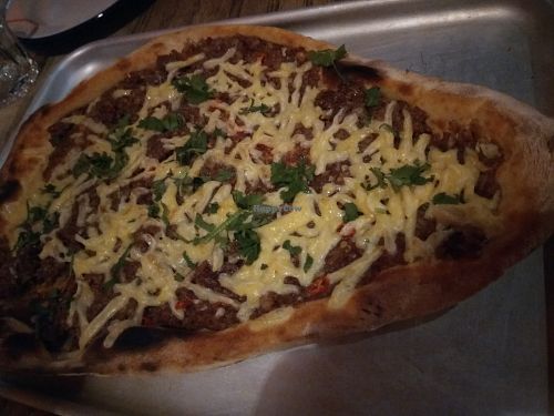 Haggis & cheese naan at Machair Bar in Glasgow