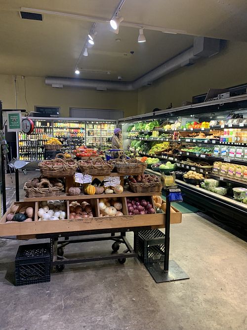 Produce section  at California Organics in Nevada City