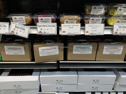 Grab and go cold case  at California Organics in Nevada City