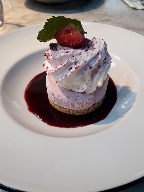 Vegan dessert at Pizza Express - Union St in Aberdeen