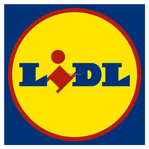 Lidl store logo at Lidl in Zagreb