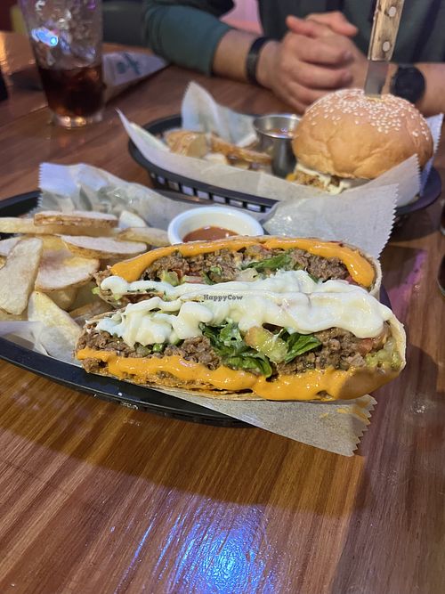   at Huacamole Vegan Food in San Pedro