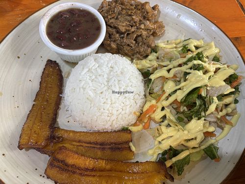   at Huacamole Vegan Food in San Pedro