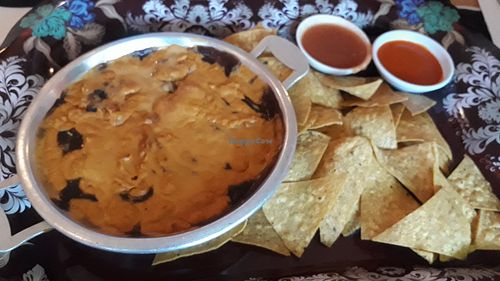 Chips and 'cheesey' dip at Salsa Kitchen - Huay Kaew in Chiang Mai