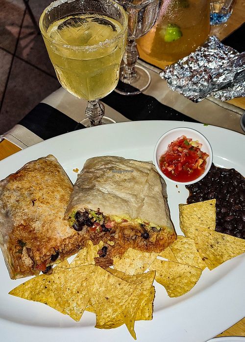 Vegan Chicken Burrito at Salsa Kitchen - Huay Kaew in Chiang Mai