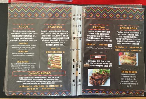 menu 3 at Salsa Kitchen - Huay Kaew in Chiang Mai