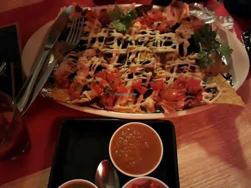 Vegan cheese nachos at Salsa Kitchen - Huay Kaew in Chiang Mai