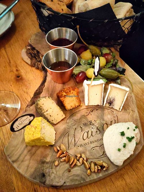Big cheese platter at Mr. & Mrs. Watson in Amsterdam