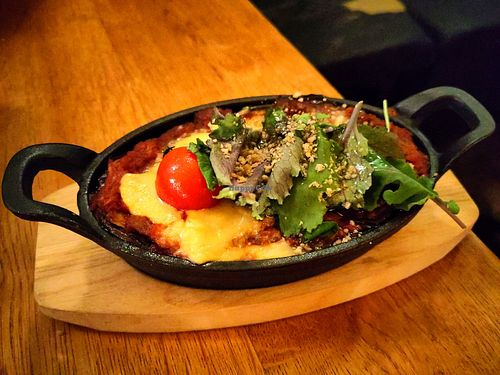 Melanzane (eggplant and cheese) at Mr. & Mrs. Watson in Amsterdam