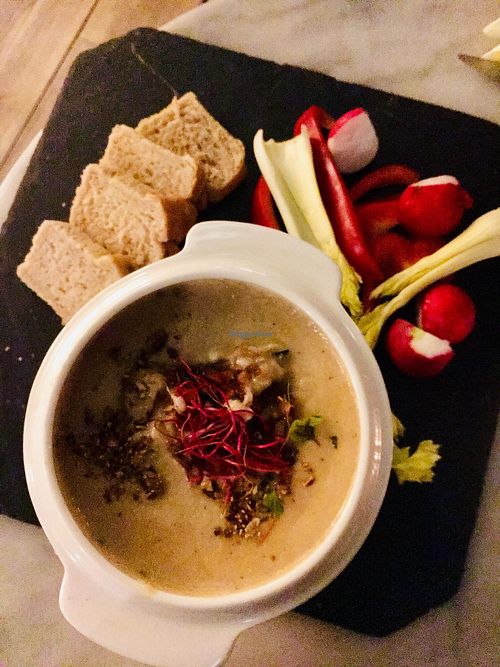 Vegan fondue  at Mr. & Mrs. Watson in Amsterdam