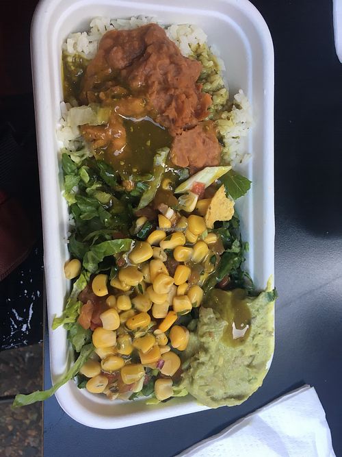 Vegan classic bowl  at Zambrero in Auckland