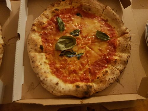 Vegan Margarita at Al Volo Pizzeria in Auckland