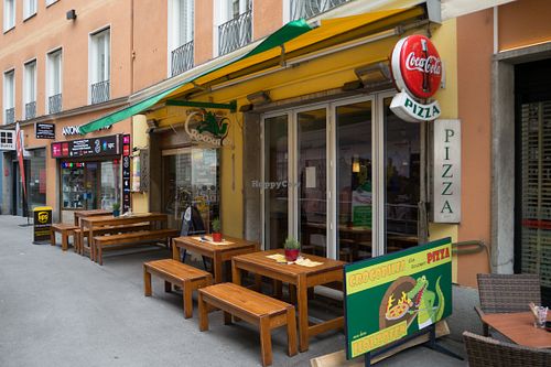 The outside at Pizza Crocodiles in Innsbruck