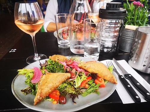 Samosa Salad at Cafe Knuth's in Skagen