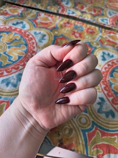 Gel extensions  at Salon Vong in Montreal