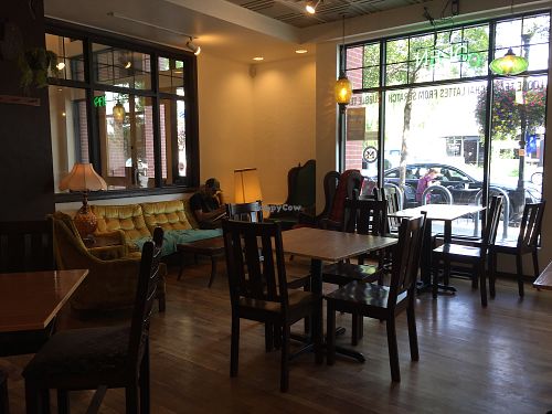 more seating at Steep Mountain Teahouse in Bozeman