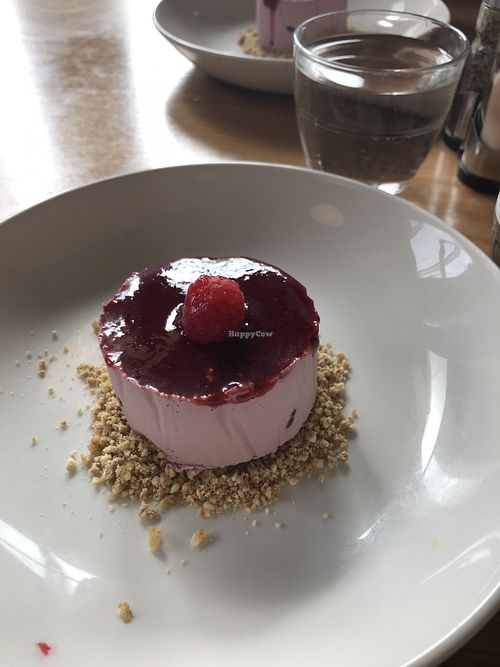 Raw mousse cake at Mildreds - Dalston in East London