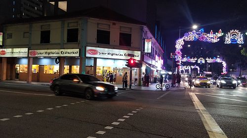 Street View at Komala's Restaurant - Farrer Park in Central Singapore