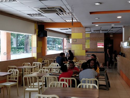 Restaurant interior at Komala's Restaurant - Farrer Park in Central Singapore