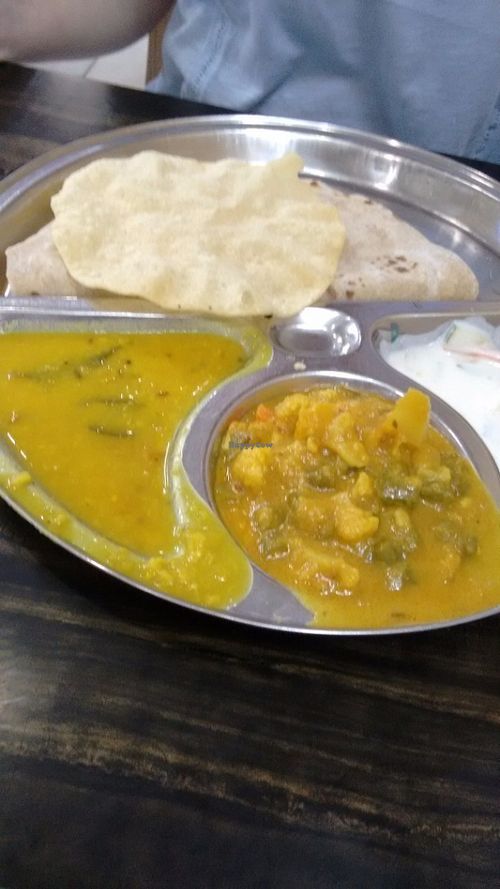 Chapati and daal at Komala Vilas - Buffalo Rd in Central Singapore