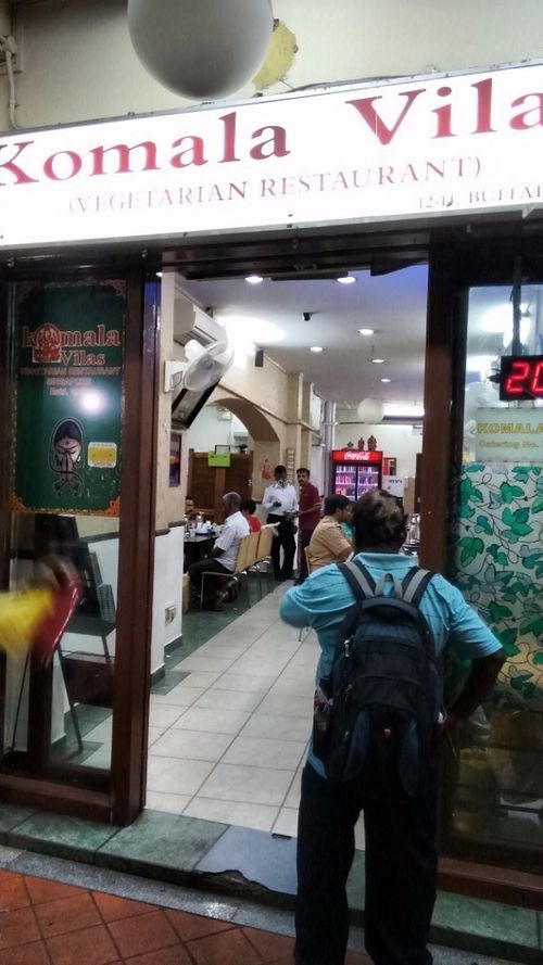 Exterior at Komala Vilas - Buffalo Rd in Central Singapore