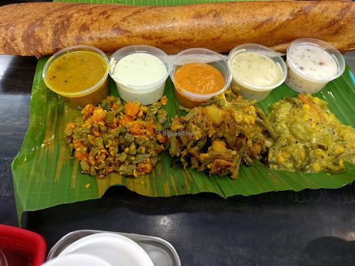 Dosai Meal at Komala Vilas - Buffalo Rd in Central Singapore