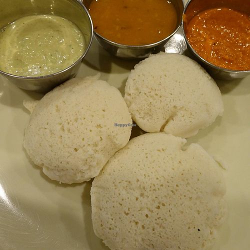 iddly set at Madras Woodland Ganga in Central Singapore