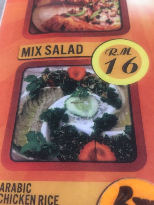Salad at Arab Food & Western Food in Langkawi