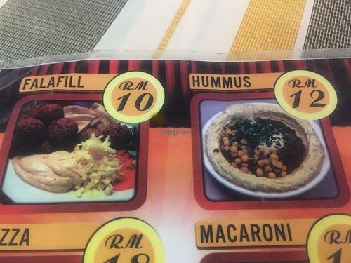 Falafel, hummus  at Arab Food & Western Food in Langkawi