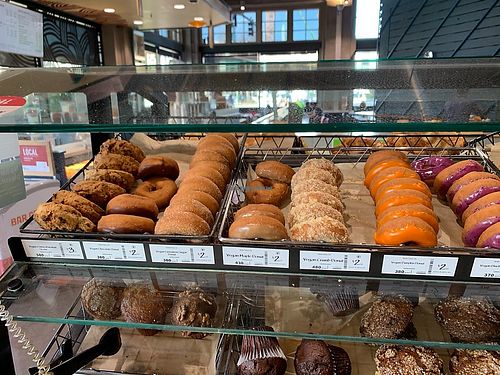 Super nice guy works the shop and those donuts are totally legit! at Vegan Donut Gelato in Oakland