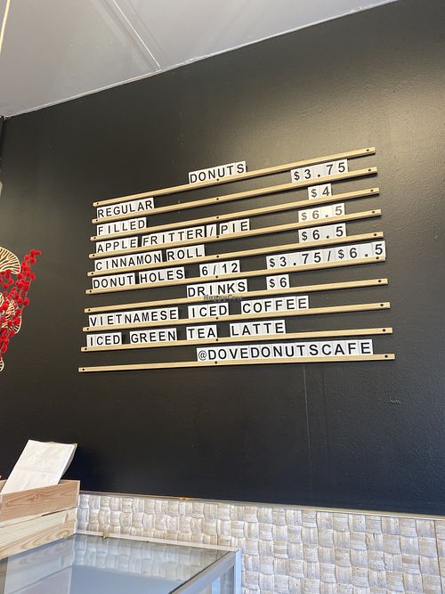 Updated Dove Donut: The Vegan Café Menú Options  #Veganuary at Vegan Donut Gelato in Oakland