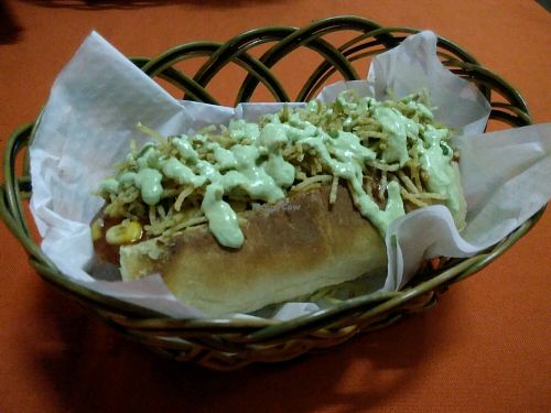 Dog no molho at Apetit Natural in Brasilia