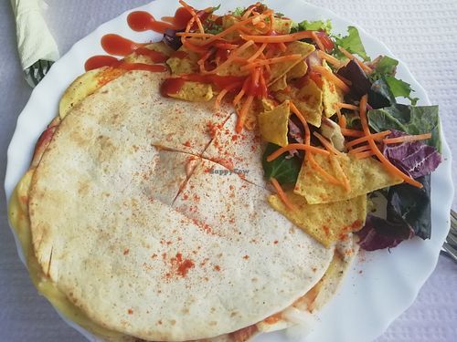 Quesadilla at Veggie Momi in Albufeira