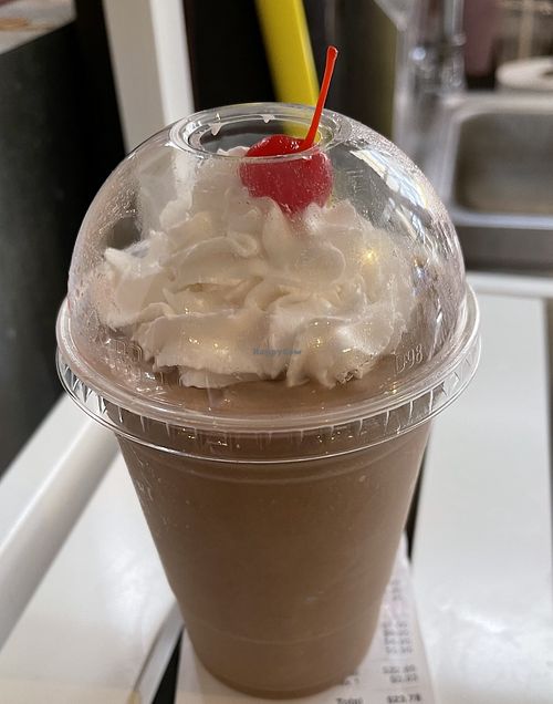 Chocolate Malt Milkshake   at On The Bus in Milwaukee