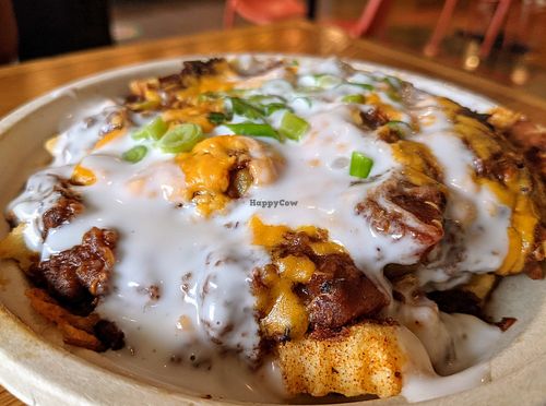 Vegan Chili Cheese Fries at Next Level Burger - Roosevelt in Seattle