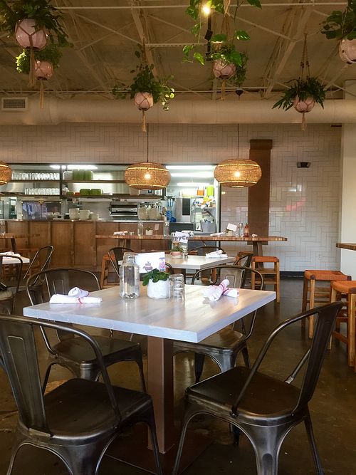 Beautiful interior at EiO & The HIVE in Nashville