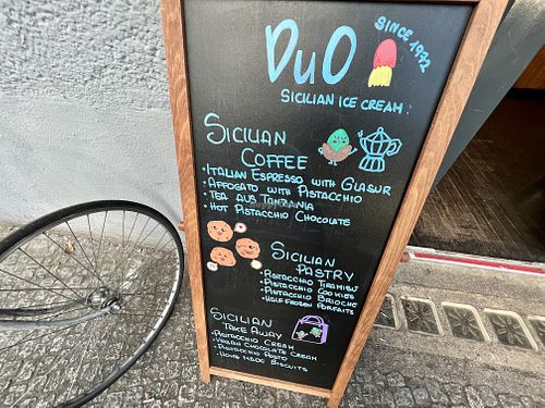 sign at Duo - Sicilian Ice Cream in Berlin