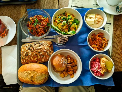 My weekend vegan brunch meal at Cafe Morgenrot at Cafe Morgenrot in Berlin