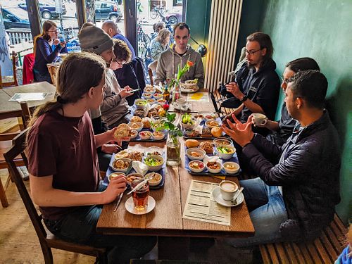 Inside of Cafe Morgenrot at Cafe Morgenrot in Berlin