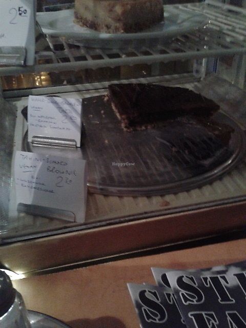 Vegan brownies at Cafe Morgenrot in Berlin