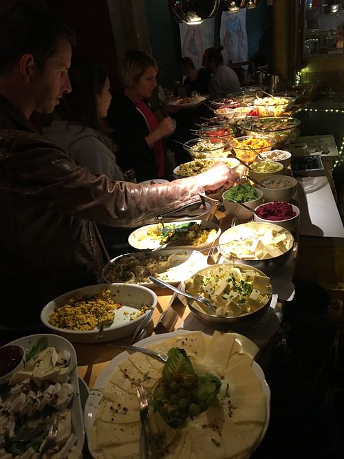a lot !
 at Cafe Morgenrot in Berlin