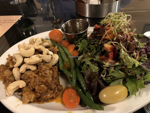 Seitan & Romesco at Rob's Place in Murphys