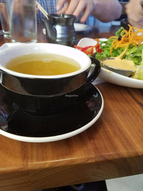 house blend green tea at Maru Sushi in Kalamazoo