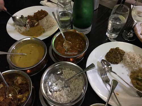 Main courses at Madha in Glasgow